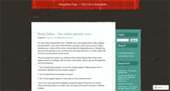 Desktop Screenshot of bangalorepage.wordpress.com