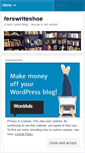 Mobile Screenshot of ferswriteshoe.wordpress.com