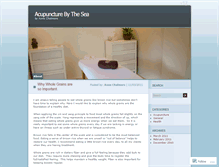 Tablet Screenshot of acupuncturebythesea.wordpress.com