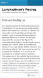 Mobile Screenshot of larrykaufman.wordpress.com