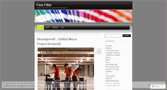 Desktop Screenshot of finefilter.wordpress.com