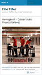 Mobile Screenshot of finefilter.wordpress.com
