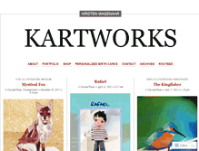 Tablet Screenshot of kartworks.wordpress.com