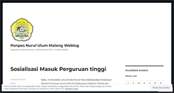Desktop Screenshot of nurululum.wordpress.com