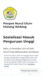 Mobile Screenshot of nurululum.wordpress.com