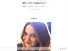 Tablet Screenshot of lindsayschallon.wordpress.com