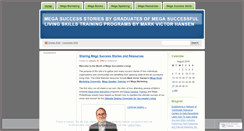 Desktop Screenshot of megasuccessstories.wordpress.com