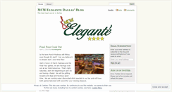 Desktop Screenshot of elegantedallas.wordpress.com