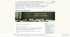 Desktop Screenshot of professortemporario.wordpress.com