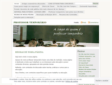 Tablet Screenshot of professortemporario.wordpress.com
