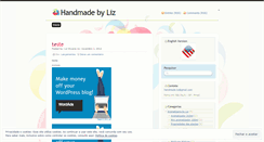 Desktop Screenshot of handmadebyliz.wordpress.com