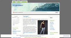 Desktop Screenshot of fitmovement.wordpress.com