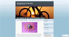 Desktop Screenshot of becausewecanutah2010.wordpress.com