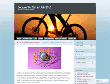 Tablet Screenshot of becausewecanutah2010.wordpress.com
