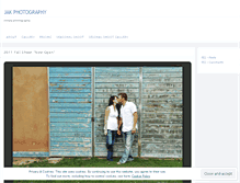 Tablet Screenshot of jakphotography.wordpress.com