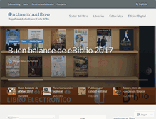 Tablet Screenshot of antinomiaslibro.wordpress.com