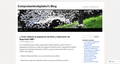 Desktop Screenshot of comprobantesdigitales.wordpress.com