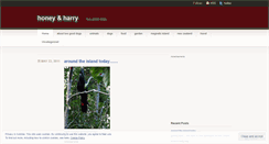 Desktop Screenshot of honeyandharry.wordpress.com