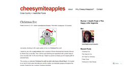 Desktop Screenshot of cheesymiteapples.wordpress.com