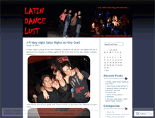 Tablet Screenshot of latindancelust.wordpress.com