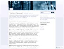 Tablet Screenshot of mscrankypants.wordpress.com