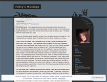 Tablet Screenshot of mistysmusings.wordpress.com