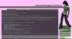 Desktop Screenshot of feminineprinciples.wordpress.com