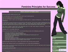Tablet Screenshot of feminineprinciples.wordpress.com