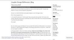 Desktop Screenshot of graphicdesignmelbourne.wordpress.com