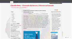 Desktop Screenshot of claudiaortu.wordpress.com