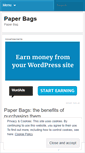 Mobile Screenshot of paperbagsoffer.wordpress.com