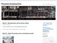 Tablet Screenshot of procesosconstructivos123.wordpress.com