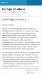 Mobile Screenshot of eufujodoobvio.wordpress.com