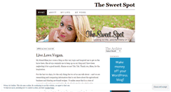 Desktop Screenshot of blogthesweetspot.wordpress.com