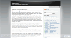 Desktop Screenshot of kampung21.wordpress.com