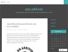 Tablet Screenshot of annarbivore.wordpress.com