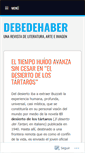 Mobile Screenshot of debedehaber.wordpress.com