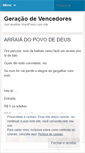 Mobile Screenshot of geracaodevencedoresibr.wordpress.com