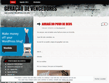 Tablet Screenshot of geracaodevencedoresibr.wordpress.com