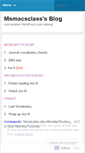 Mobile Screenshot of msmacsclass.wordpress.com
