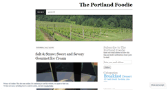 Desktop Screenshot of foodieportland.wordpress.com