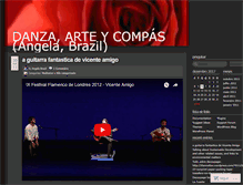 Tablet Screenshot of angfranca.wordpress.com