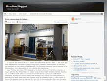 Tablet Screenshot of hamiltonwm3.wordpress.com