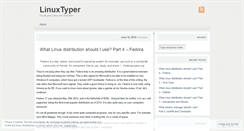 Desktop Screenshot of linuxtyper.wordpress.com