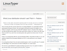 Tablet Screenshot of linuxtyper.wordpress.com