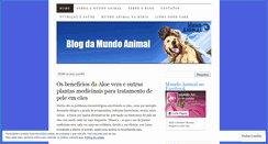 Desktop Screenshot of blogdamundoanimal.wordpress.com
