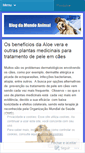 Mobile Screenshot of blogdamundoanimal.wordpress.com