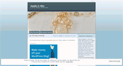 Desktop Screenshot of jewelryinwire.wordpress.com