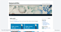 Desktop Screenshot of lesjoyeuxdrilles.wordpress.com