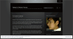Desktop Screenshot of nabeelfarooqi.wordpress.com